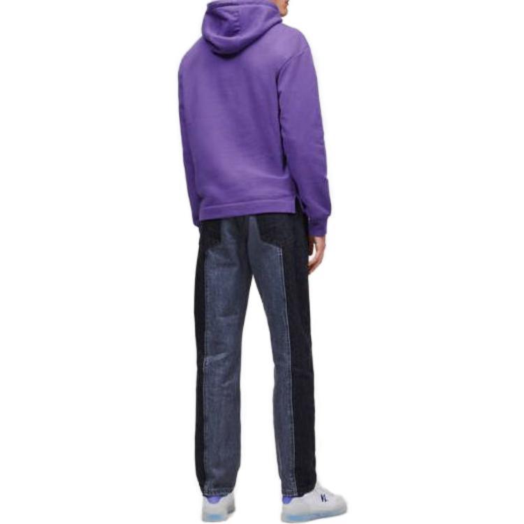 Shop 卡尔拉格斐 SS23 紫色标志印花连帽衫 休闲卫衣 230M1809371