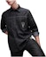 Lookbook KARL LAGERFELD SS23 Men’s Black Denim Jacket with Graphic Print 230M1603999