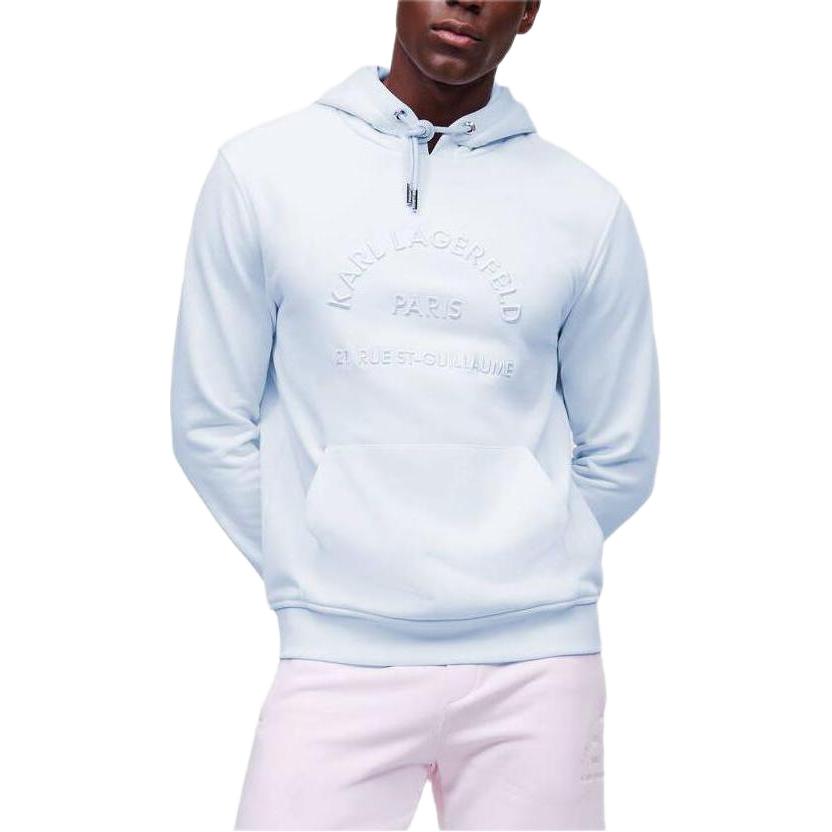 Karl Lagerfeld SS23 Solid 3D Logo Aquamarine Sweatshirt Casual Wear KL235478606