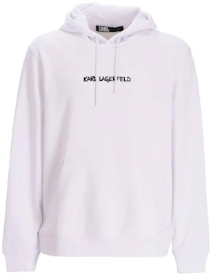Karl Lagerfeld SS23 White Long Sleeve Hoodie with Micro Logo 70540153190010 Buy Karl Lagerfeld SS23 White Long Sleeve Hoodie with Micro Logo 70540153190010