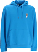 Karl Lagerfeld SS24 Letter Logo Hoodie in Cornflower Blue 705401543910 Karl Lagerfeld SS24 Letter Logo Hoodie in Cornflower Blue 705401543910