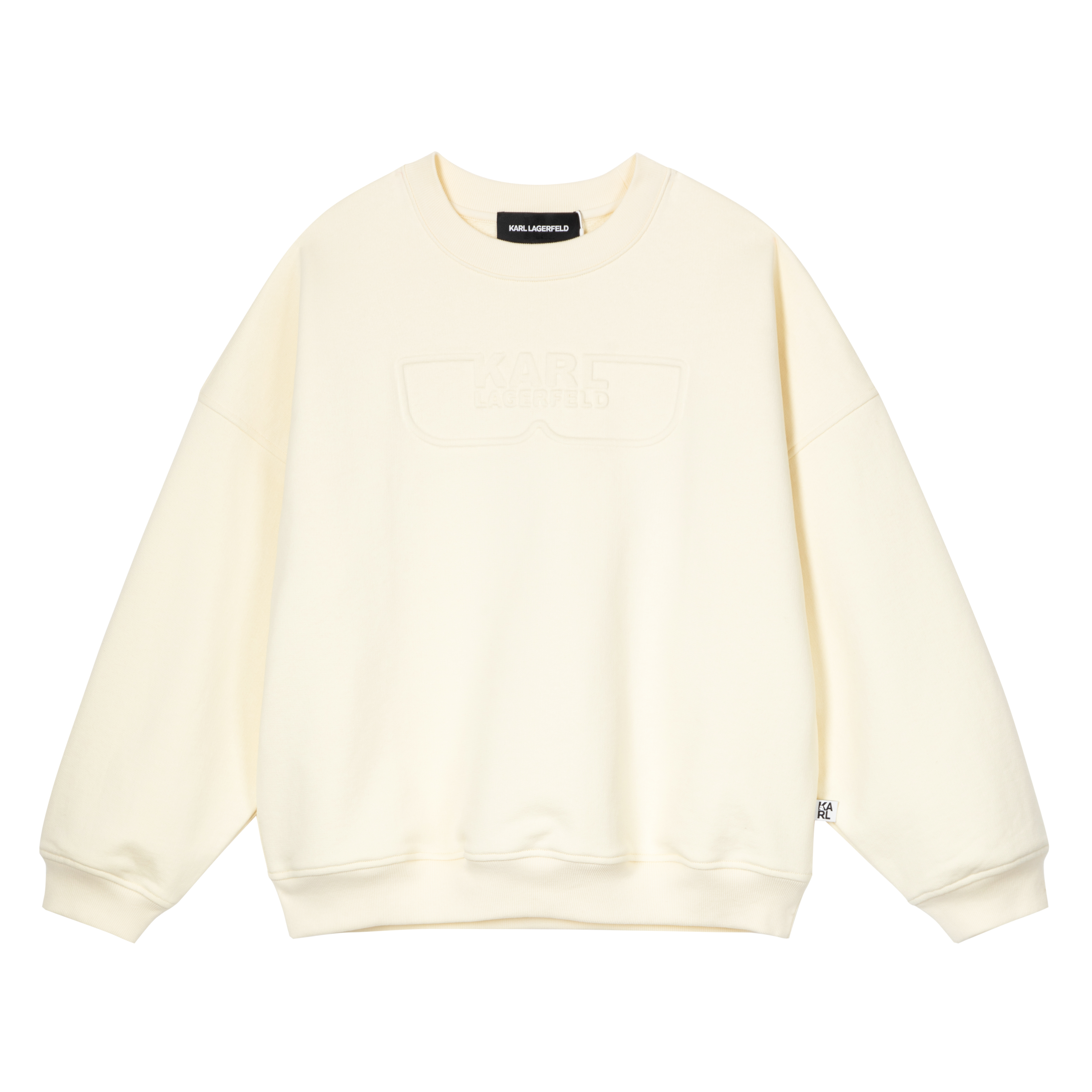 Karl Lagerfeld Unisex Logo Print Relaxed Fit Crewneck Sweatshirt 1K3C50603940