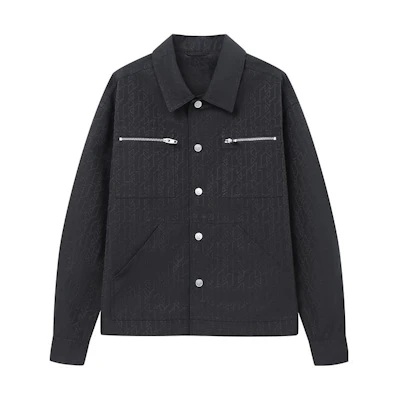Karl Lagerfeld Urban Street Logo Print Long Sleeve Jacket Unisex 1K1D50101838001