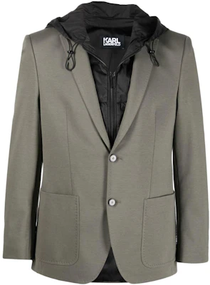 Karl Lagerfeld Urban Street Social SS23 Layered Single-Breasted Jacket Grey Men 15538410521000540 Buy Karl Lagerfeld Urban Street Social SS23 Layered Single-Breasted Jacket Grey Men 15538410521000540