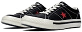 Order Kasina x Converse One Star Ox 'Hitam Merah Menyala' 162839C