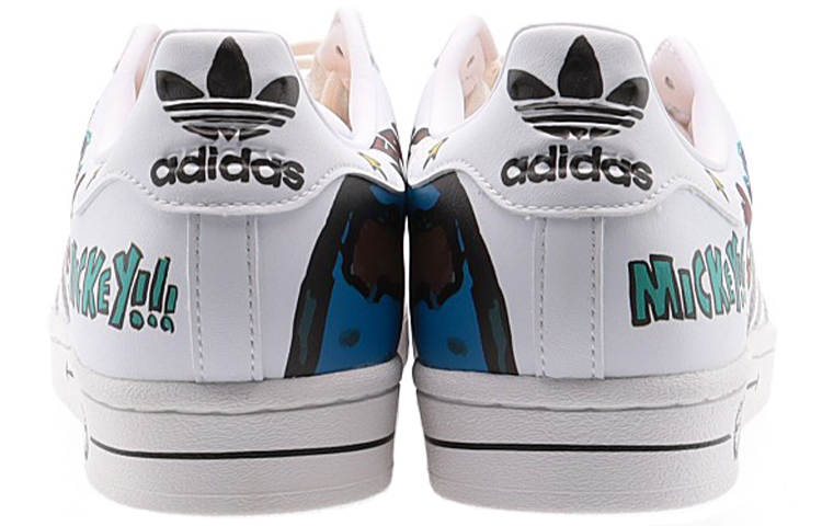 Shop Kasing Lung x Disney x adidas Superstar 'Labubu Mickey Mouse' Sneakers GZ8839