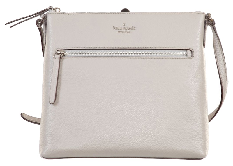 Kate Spade Jackson Top Zip Crossbody Bag Soft Taupe