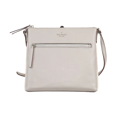 Kate Spade Jackson Top Zip Crossbody Bag Soft Taupe