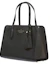 Order Bolso Satchel Pequeño de Cuero con Cremallera Superior Kate Spade Rowe Negro
