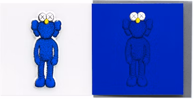 KAWS BFF Greeting Card (With Puffy Sticker) Blue KAWS BFF Greeting Card (With Puffy Sticker) Blue