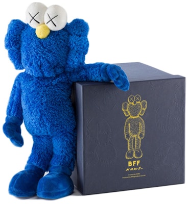 KAWS BFF Plush Blue Buy KAWS BFF Plush Blue