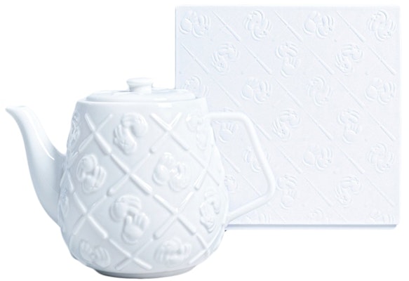 KAWS Ceramic Teapot White Order KAWS Ceramic Teapot White