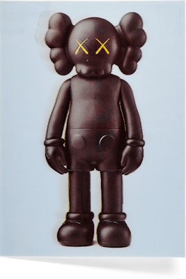 KAWS Companion Flayed Lenticular Postcard Black Buy KAWS Companion Flayed Lenticular Postcard Black