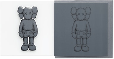 KAWS Companion Greeting Card (With Puffy Sticker) Dark Grey KAWS Companion Greeting Card (With Puffy Sticker) Dark Grey