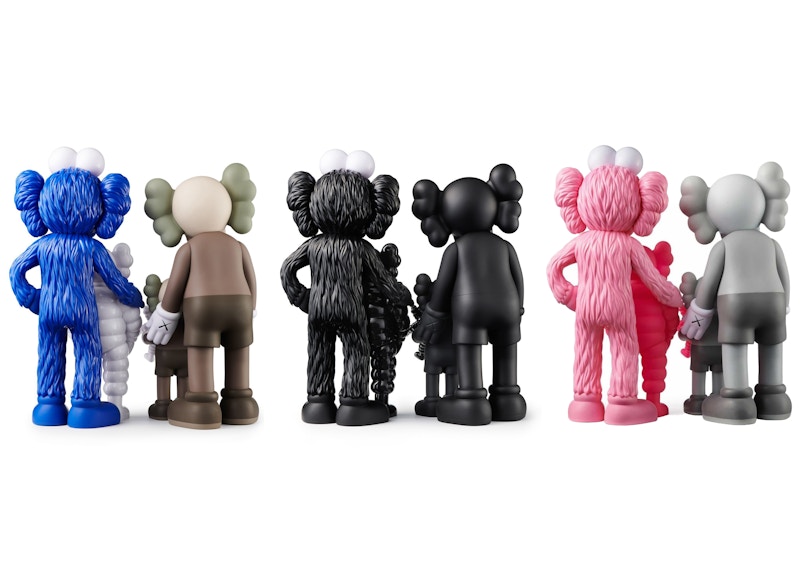 Buy KAWS Family Vinyl Figures Set Brown/Blue/White/Black