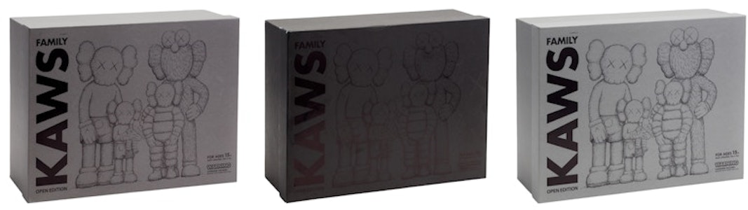 Set Patung KAWS Family Vinyl Coklat/Biru/Putih/Hitam/Kelabu/Merah Jambu Lookbook Set Patung KAWS Family Vinyl Coklat/Biru/Putih/Hitam/Kelabu/Merah Jambu