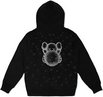 KAWS FW24 Shanghai Limited Reflective Logo Hoodie Unisex Black 24A130KS2HBK KAWS FW24 Shanghai Limited Reflective Logo Hoodie Unisex Black 24A130KS2HBK