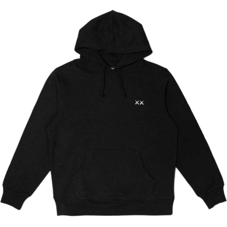 Lookbook KAWS FW24 Shanghai Limited Reflective Logo Hoodie Unisex Black 24A130KS2HBK