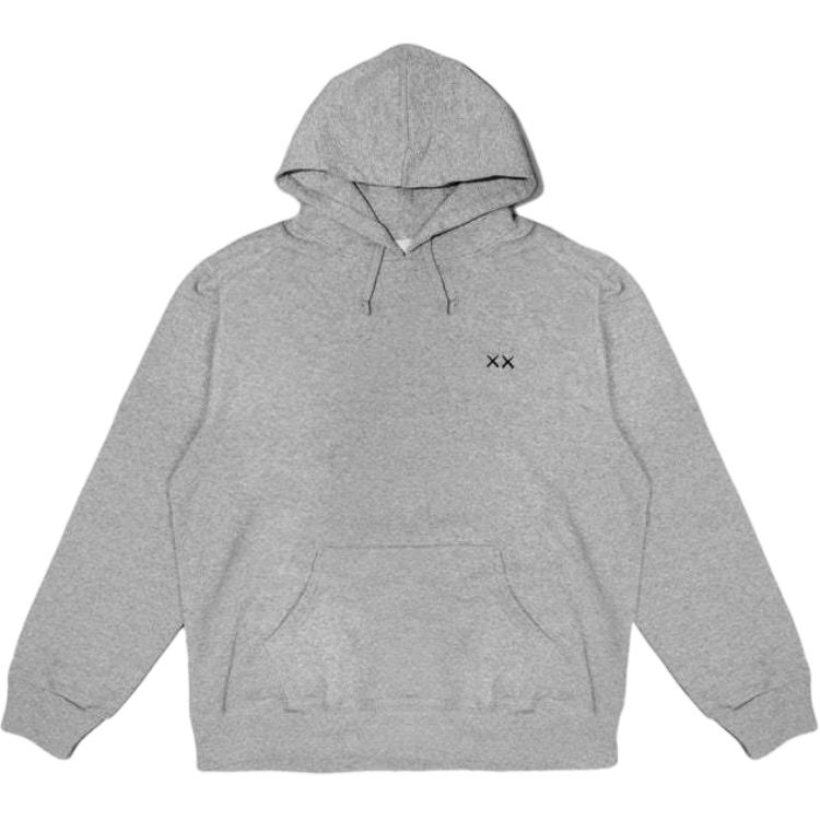 Lookbook KAWS FW24 Shanghai Limited Reflective Logo Hoodie Unisex Grey 24A130KS2HGY