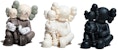 KAWS Holiday Changbai Mountain Vinyl Figure Set 'Brown White Black'