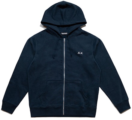 KAWS Holiday Changbai Mountain Zip Up Hoodie 'Navy' Order KAWS Holiday Changbai Mountain Zip Up Hoodie 'Navy'