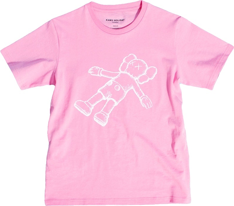 kaws-holiday-companion-tee-pink