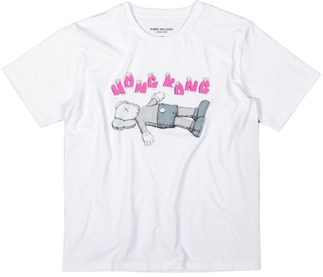 KAWS Holiday Hong Kong Tee White Buy KAWS Holiday Hong Kong Tee White