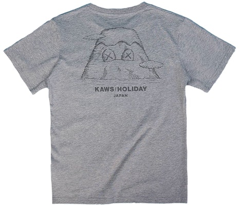 KAWS Holiday Japan Pocket T-Shirt Grey Order KAWS Holiday Japan Pocket T-Shirt Grey