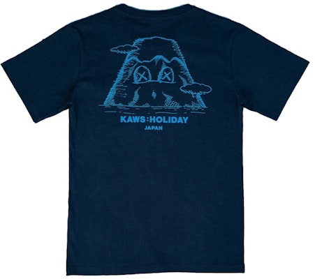KAWS Holiday Japan Pocket T-Shirt Navy Order KAWS Holiday Japan Pocket T-Shirt Navy