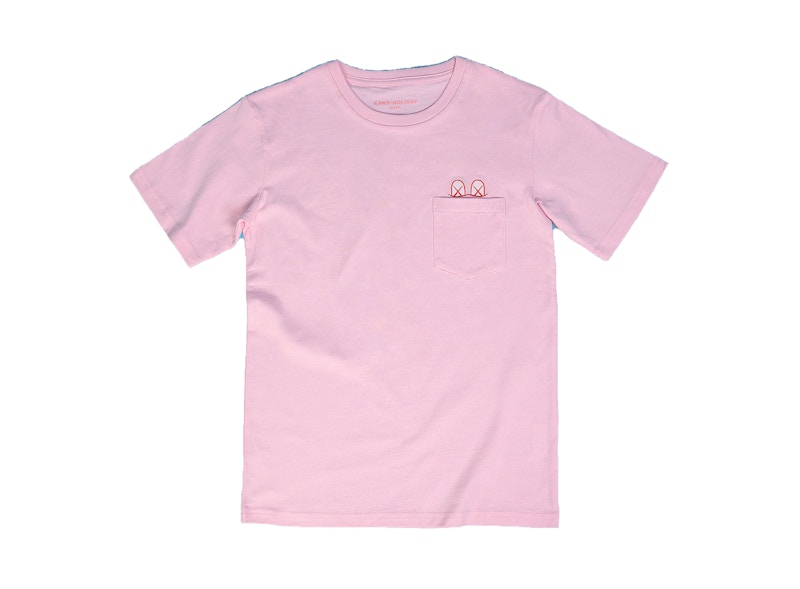 KAWS Holiday Japan Pocket T-Shirt Pink