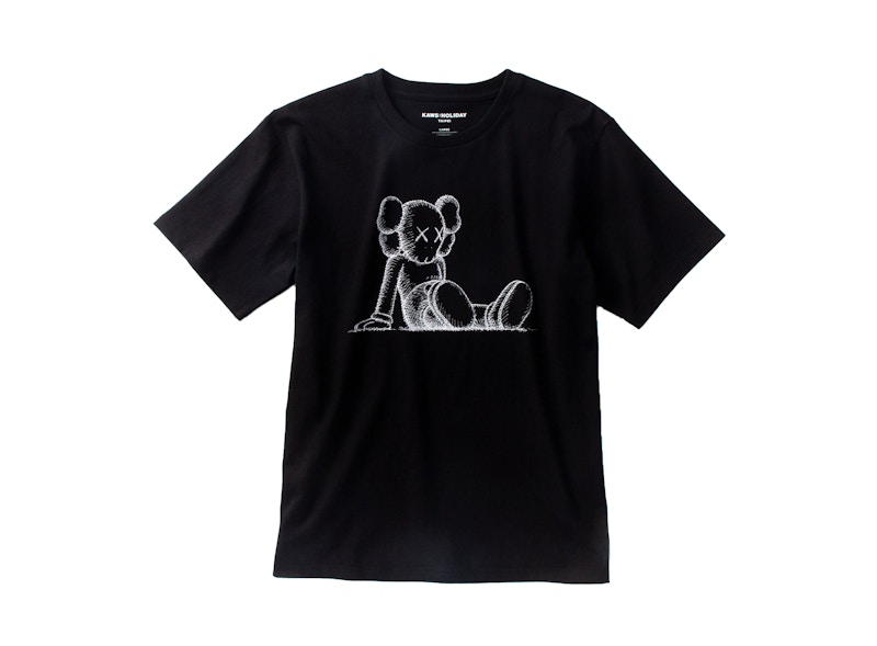 KAWS Holiday Limited Companion T-Shirt Black