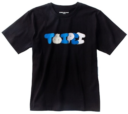 KAWS Holiday Limited Taipei T-Shirt Black Buy KAWS Holiday Limited Taipei T-Shirt Black