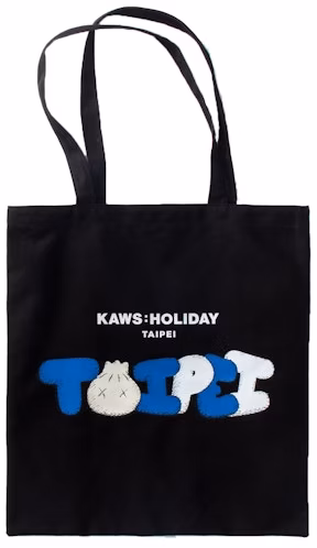 kaws-holiday-limited-taipei-tote-bag-black-blue