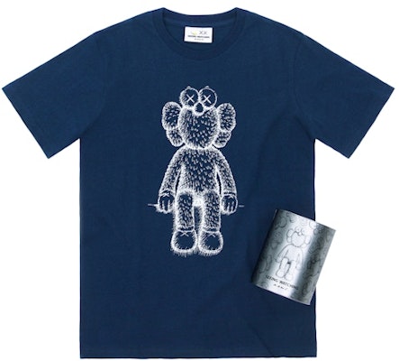 KAWS Seeing/Watching BFF Canned Tee Navy Buy KAWS Seeing/Watching BFF Canned Tee Navy