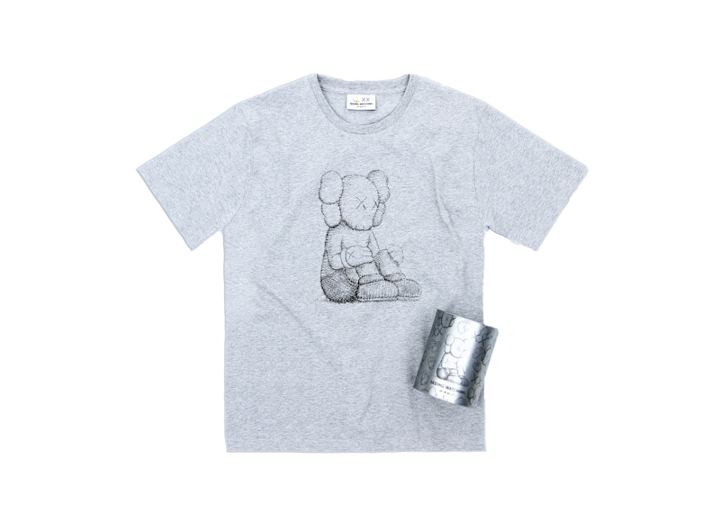KAWS Seeing/Watching Companion Canned Tee Grey