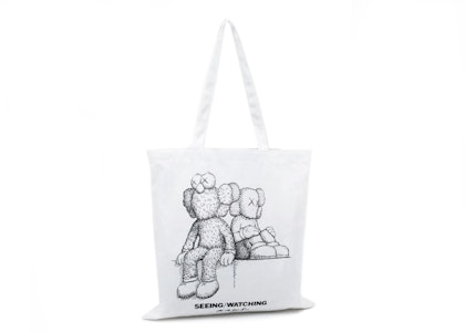 Bolso Tote Blanco KAWS Seeing/Watching Sketch Buy Bolso Tote Blanco KAWS Seeing/Watching Sketch