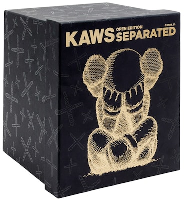 KAWS Separated Vinyl Figure Black Order KAWS Separated Vinyl Figure Black