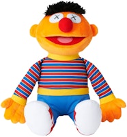 KAWS Sesame Street Uniqlo Ernie Plush Toy Orange KAWS Sesame Street Uniqlo Ernie Plush Toy Orange
