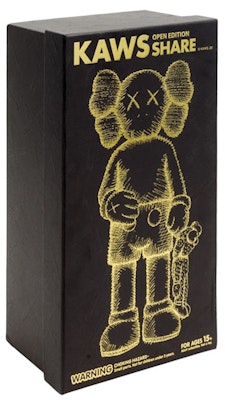 KAWS Share Vinyl Figure Black Order KAWS Share Vinyl Figure Black