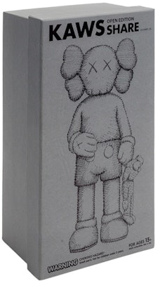 KAWS Share Vinyl Figure Grey Order KAWS Share Vinyl Figure Grey