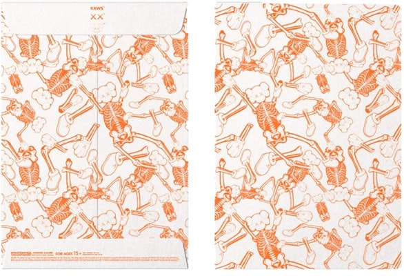 KAWS 骷髅橙色滑板剪影饰品 Lookbook KAWS 骷髅橙色滑板剪影饰品