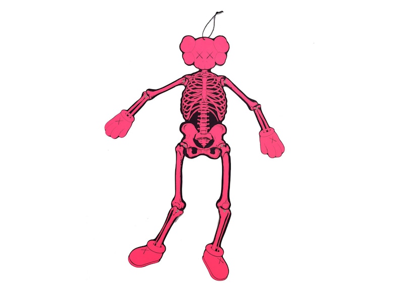 Buy Hiasan Papan KAWS Skeleton Pink