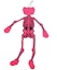 Buy Hiasan Potongan Papan Skeleton KAWS Pink