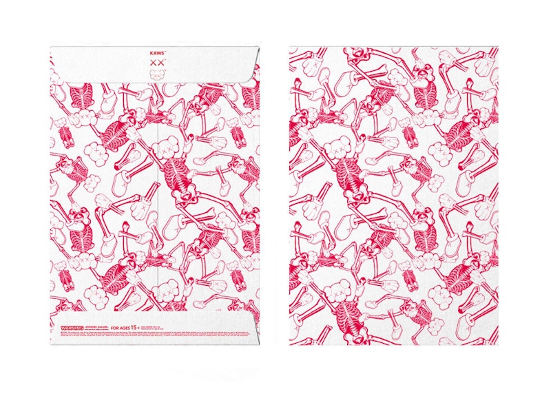 Lookbook Hiasan Papan KAWS Skeleton Pink