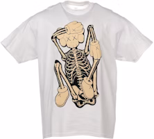 KAWS SKELETON NEW FICTION T-shirt Bone KAWS SKELETON NEW FICTION T-shirt Bone