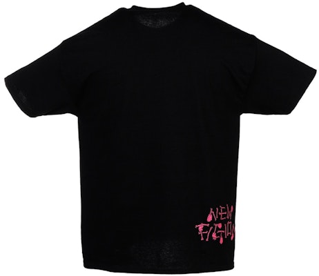 KAWS SKELETON NEW FICTION T-shirt Pink Order KAWS SKELETON NEW FICTION T-shirt Pink