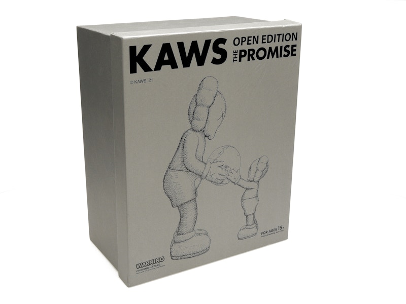 Order KAWS THE PROMISE 灰色乙烯基公仔