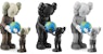 KAWS THE PROMISE Vinyl Figure Set 'Brown/Black/Grey'
