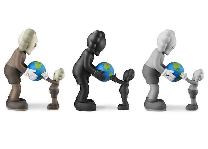 Order KAWS THE PROMISE 乙烯基玩偶套裝『棕色/黑色/灰色』