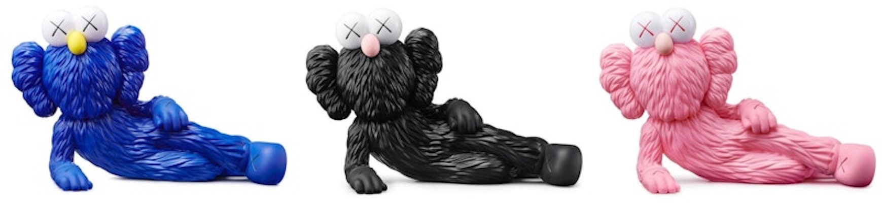 KAWS TIME OFF Vinyl Figure Set 'Blue/Black/Pink' Buy KAWS TIME OFF Vinyl Figure Set 'Blue/Black/Pink'